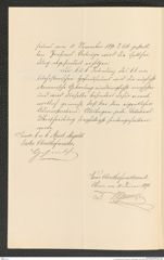 k.k. naturhistorisches Hofmuseum, Intendanzakten 1885-1896 (Hauer), Aktenzahl Z.75/1891, Seite 2